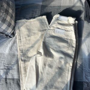 We Wore What Frayed Jeans